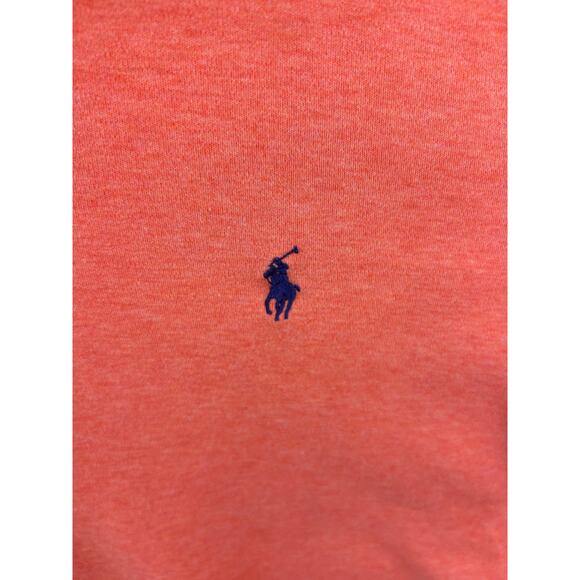 Polo Ralph Lauren Men’s XXL Orange Heather Polo Shirt Classic Fit Pony Logo - Picture 4 of 8